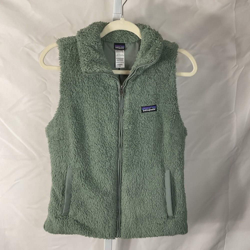 Patagonia Fuzzy Vest - Soft Green